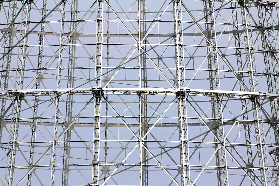 Abstract Steel Truss Photograph by Mikhail Kokhanchikov