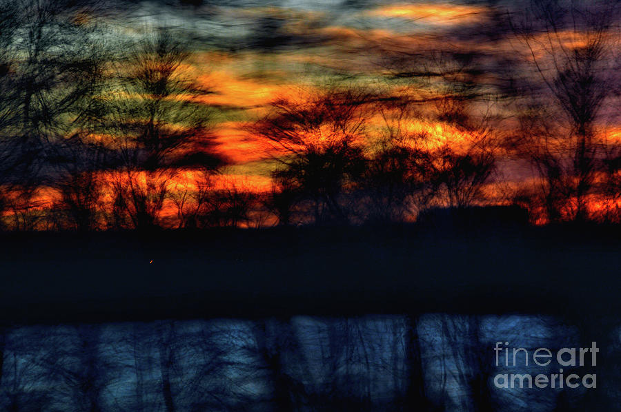 Abstract Sunset Photograph by Robyn King