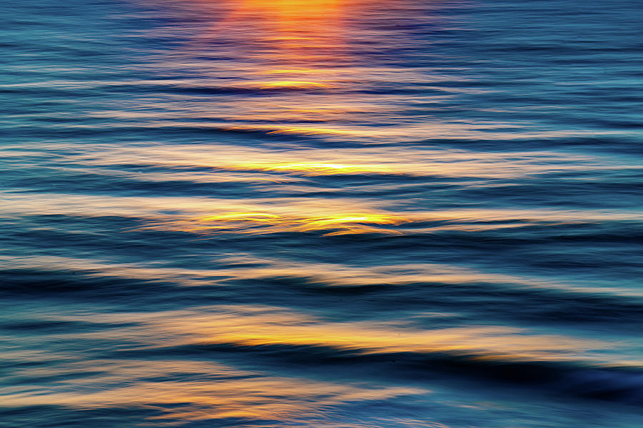 Abstract Sunsets and Water Mazatlan Mexico Photograph by Tommy Farnsworth