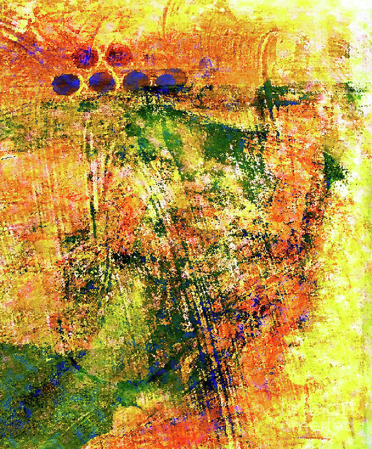 Abstract Texture Pattern Mixed Media by Sharon Williams Eng
