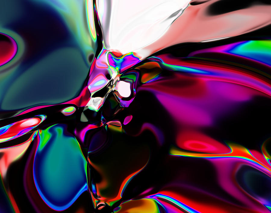 Abstract The apathetic painting injects trigonometry. Digital Art by ...