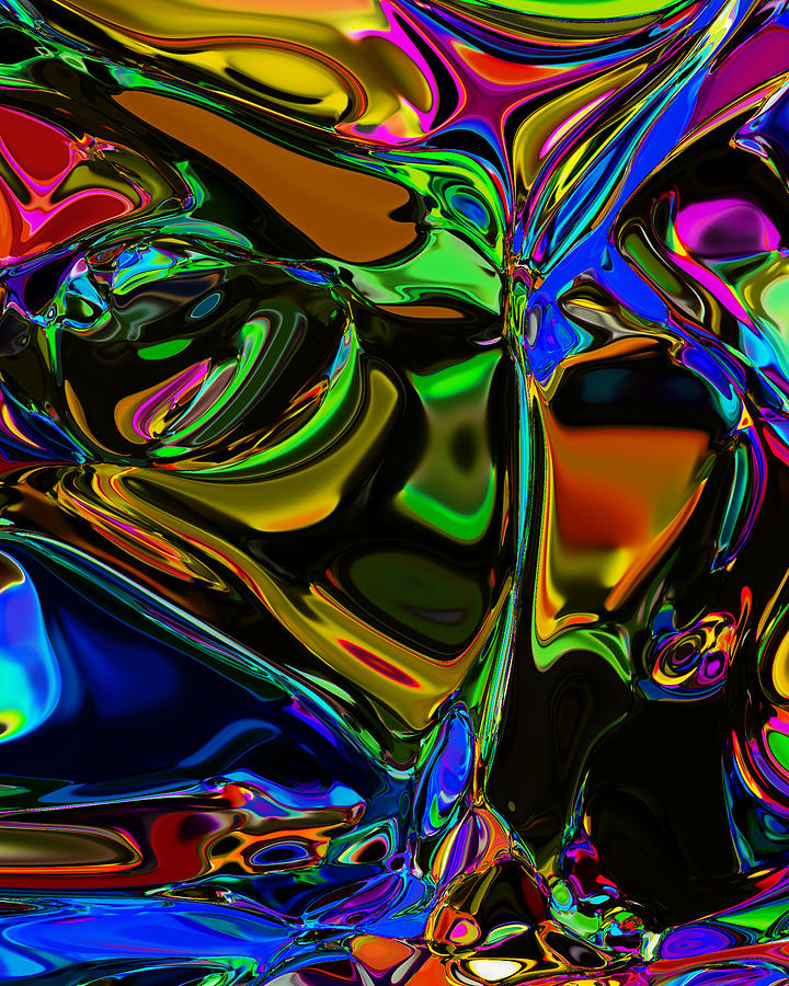 Abstract The coherent excuse fades scholarship. Digital Art by Martin ...