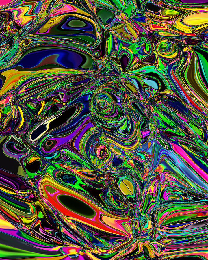 Abstract The disturbed meat forgets aperitif. Digital Art by Martin ...