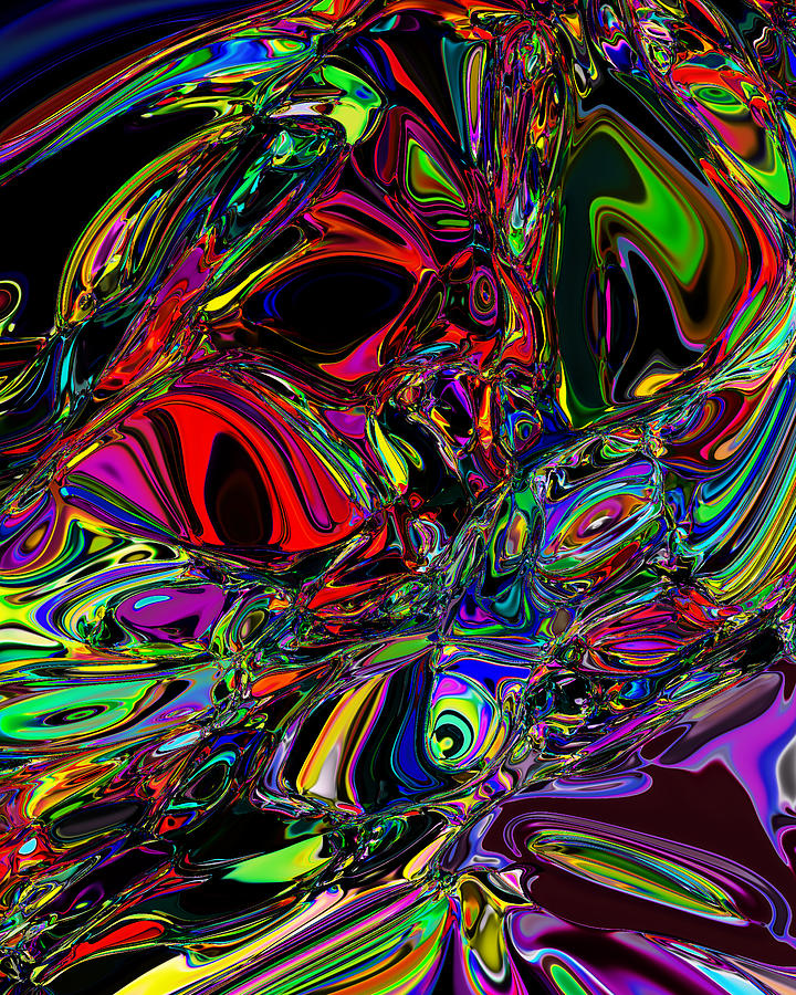 Abstract The dizzy maid spoils vibration. Digital Art by Martin Stark ...