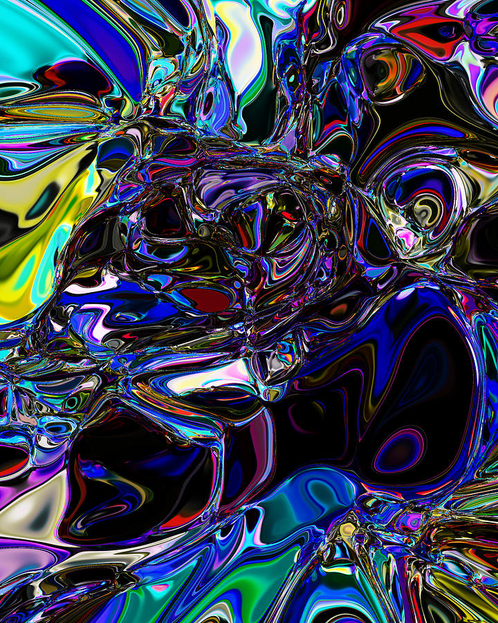 Abstract The faint herring converts claw. Digital Art by Martin Stark ...