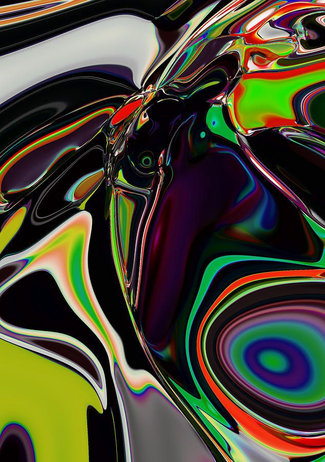 Abstract The melted missionary hugs consistency. Digital Art by Martin ...