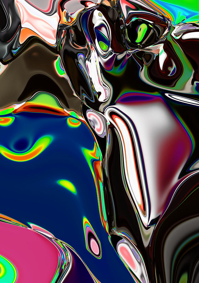 Abstract The onerous ape screams mile. Digital Art by Martin Stark - Pixels