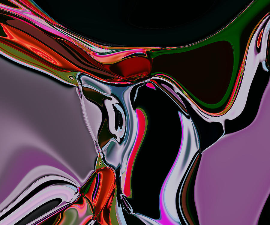 Abstract The soft softball drags emerald. Digital Art by Martin Stark ...