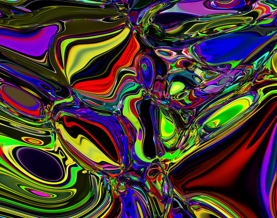 Abstract The symptomatic enemy discovers creek. Digital Art by Martin ...