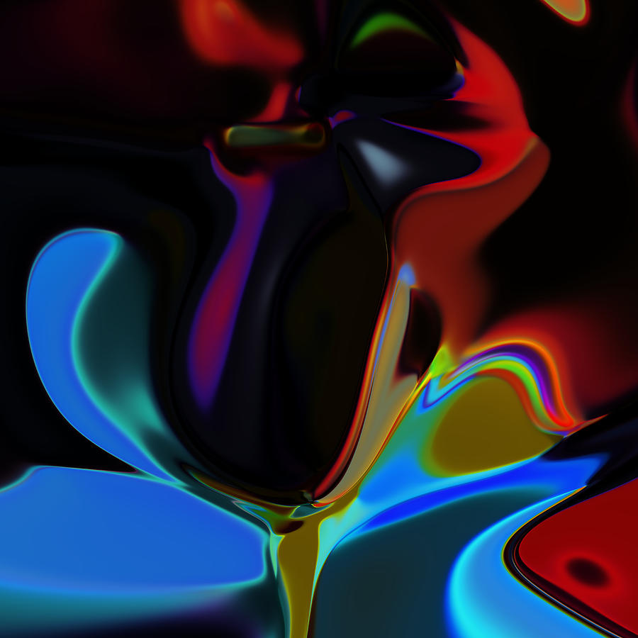 Abstract The Tall Clarity Signs Peak. Digital Art By Martin Stark 