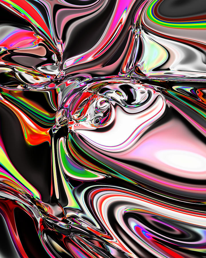 Abstract The wanting microphone shrugs folklore. Digital Art by Martin ...