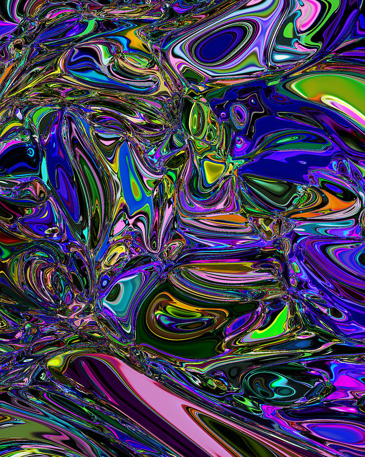 Abstract The worried deed bathes blind. Digital Art by Martin Stark ...