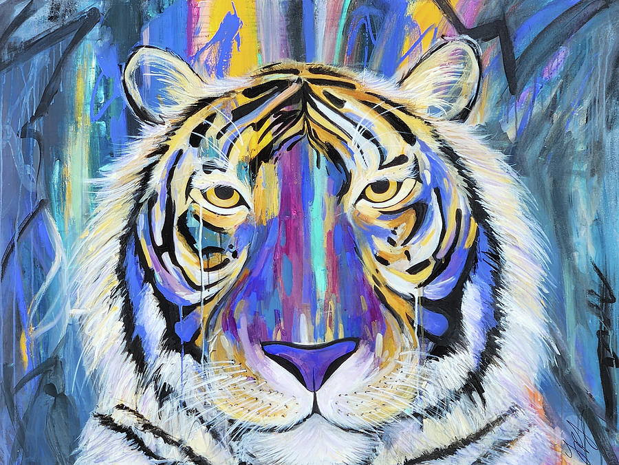 Tiger Empowerment Painting By Lorin Lucas - Fine Art America