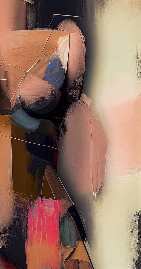 Abstract Torso Right Digital Art by Shehan Wicks