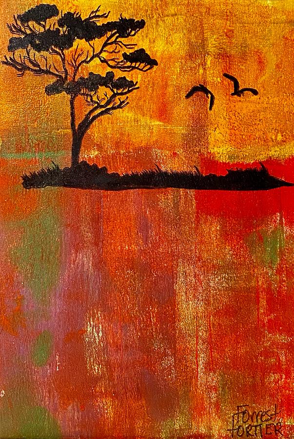 Abstract Tree 3 Painting