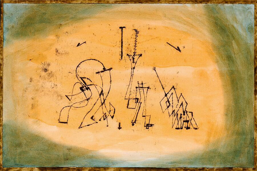Abstract Trio 1923 Painting by Paul Klee Abstract Trio 1923 Painting by Paul Klee