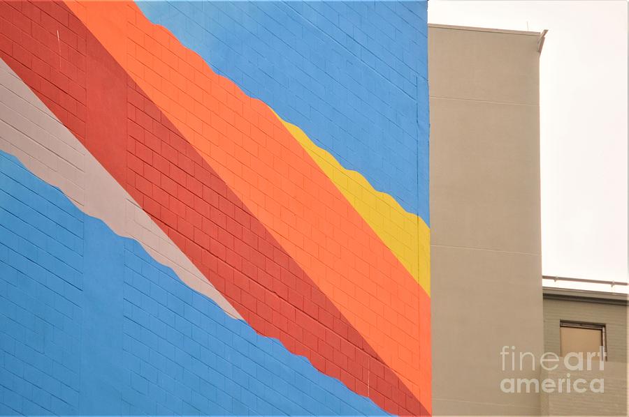 Abstract Wall In New Orleans Louisiana Photograph by Michael Hoard