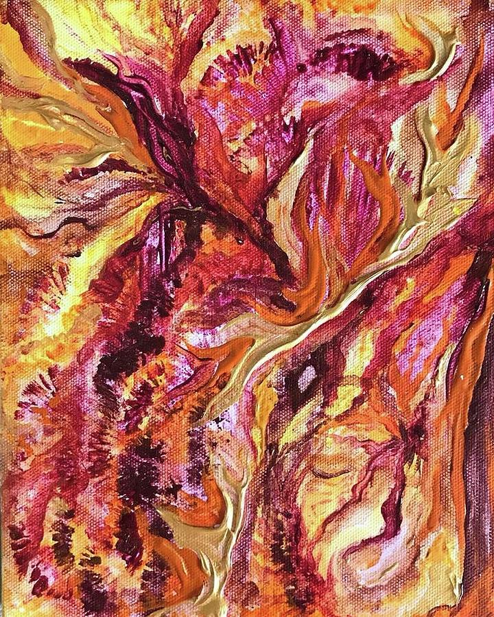 Abstract Warmth Painting by Michelle Pier