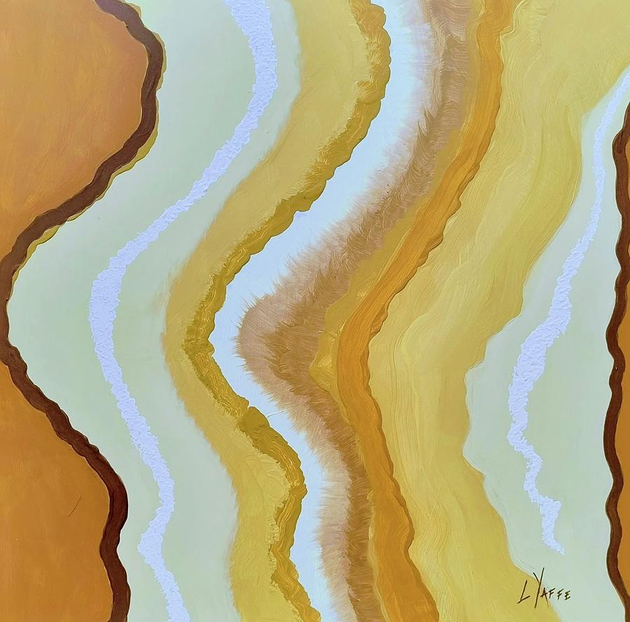 Abstract Wave Painting by Loraine Yaffe