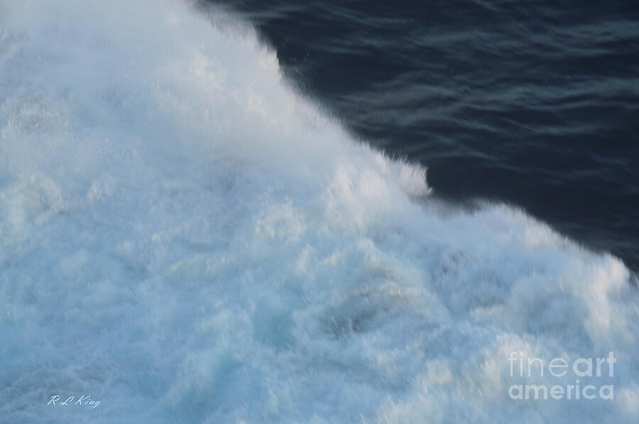 Ocean Photograph - Abstract Wave by Robyn King