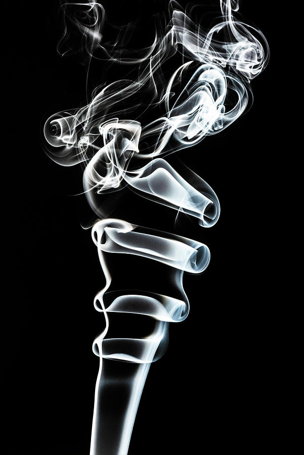 Abstract White Smoke - Ice Cream Photograph by Philippe HUGONNARD