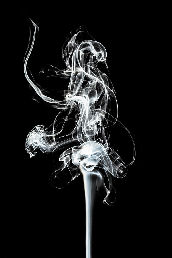 Abstract White Smoke - Prima Ballerina Photograph by Philippe HUGONNARD