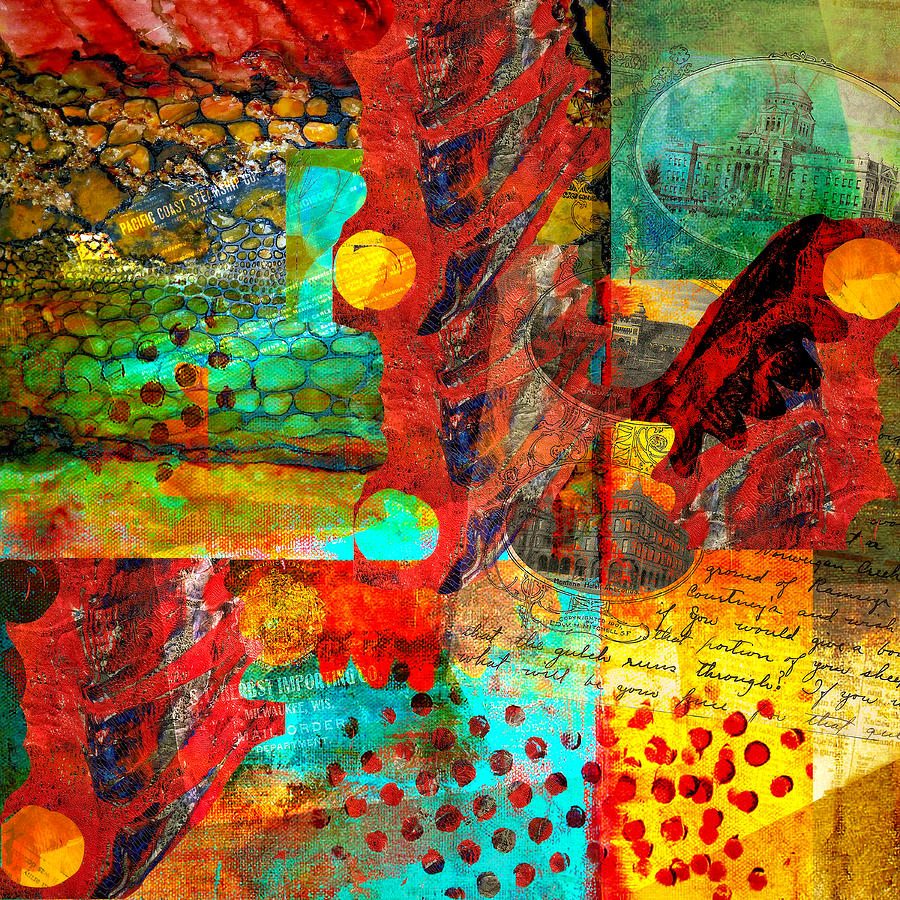 Abstract with a little of the past Digital Art by Sandra Selle Rodriguez