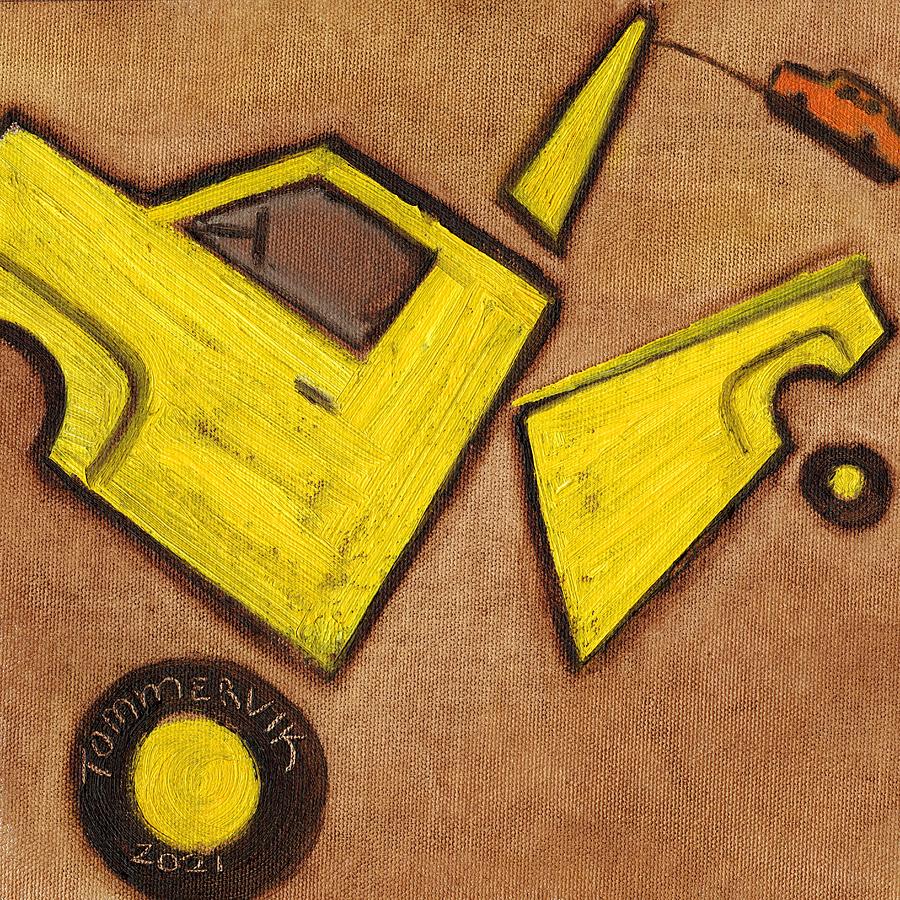 Tow Truck Painting - Tow Truck Needs Towing  by Tommervik