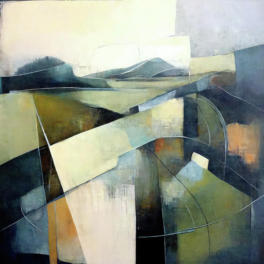 Abstracted in Muted Tones 01 Painting by Ellen Britt Abstracted in Muted Tones 01 Painting by Ellen Britt