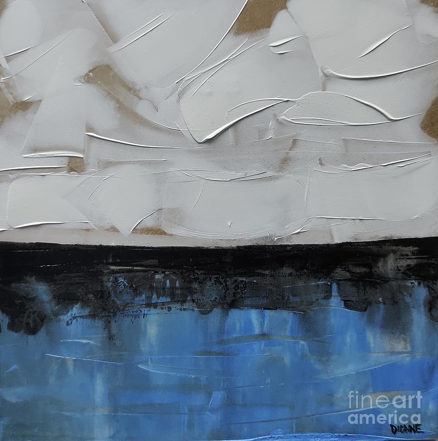 Abstracted Land 3 Painting by Lisa Dionne
