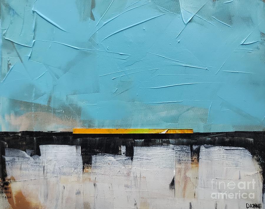 Abstracted Land I Painting by Lisa Dionne