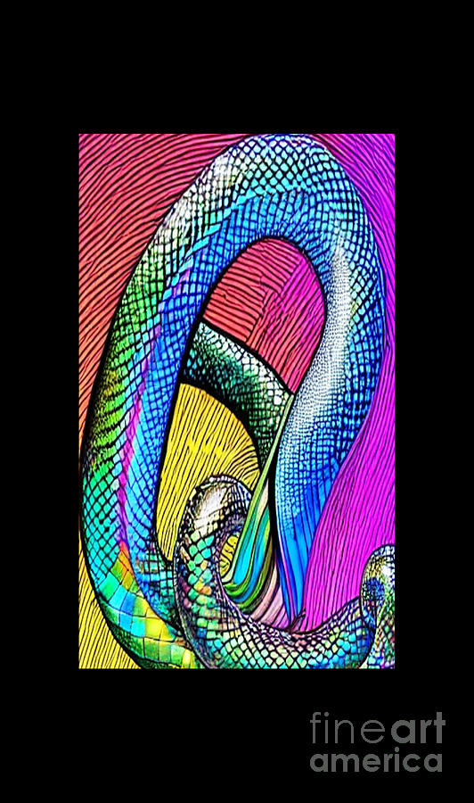 Abstraction In Python Digital Art Digital Art by Erin Brooklynn - Pixels