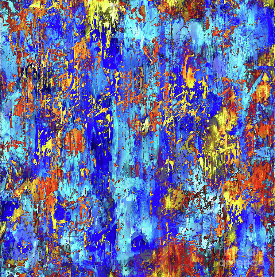 Abstracts Special Effects 5A / Rock The Party  Painting by Catalina Walker