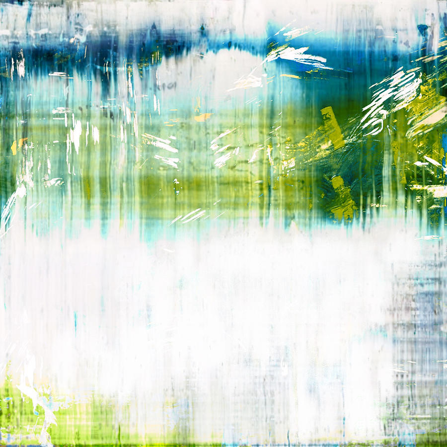 Abstrakt Dream Green Painting by Felix Von Altersheim