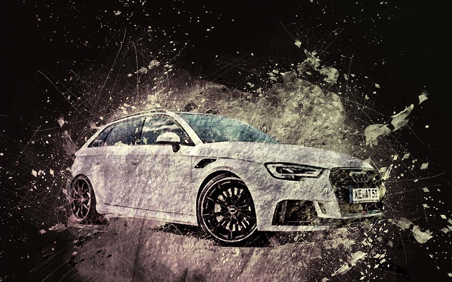 Abt Tuning Audi Rs3 Sportback 2018 Cars Digital Art by Bren Denprice ...