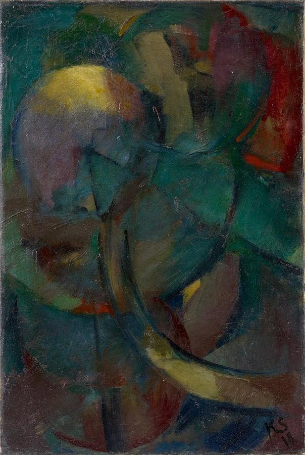 Symphony Painting - Abtraction 26. Delicate Symphony by Kurt Schwitters
