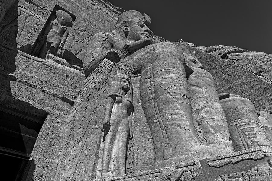 Abu Simbel Colossus Photograph by Nigel Fletcher-Jones
