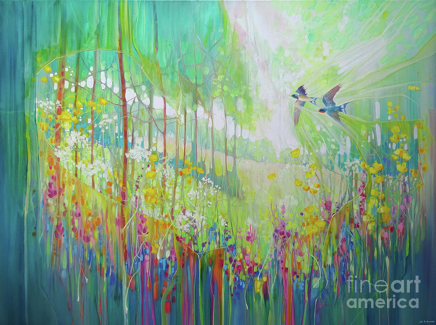 Abundance Painting by Gill Bustamante