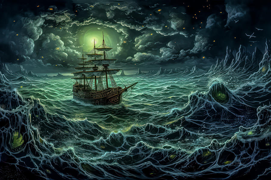 Abyssal Watcher Digital Art by Bill Posner Abyssal Watcher Digital Art by Bill Posner