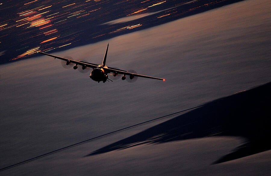 AC-130U Gunship from the 4th Special Operations Squadron Photograph by Lawrence Christopher