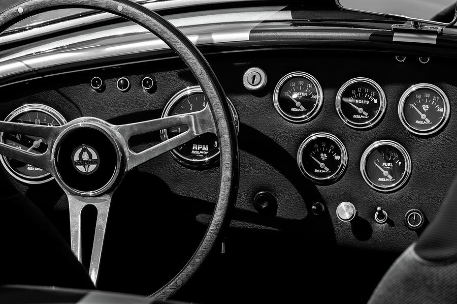 AC Cobra Interior Photograph by Sebastian Musial