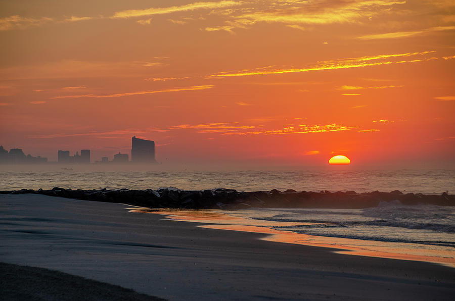AC Skyline Sunrise from OC Photograph by Bill Cannon