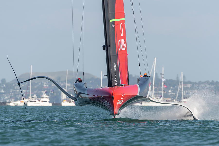 AC36 -Emirates Team New Zealand - Race 10 Photograph by Gilles Martin ...