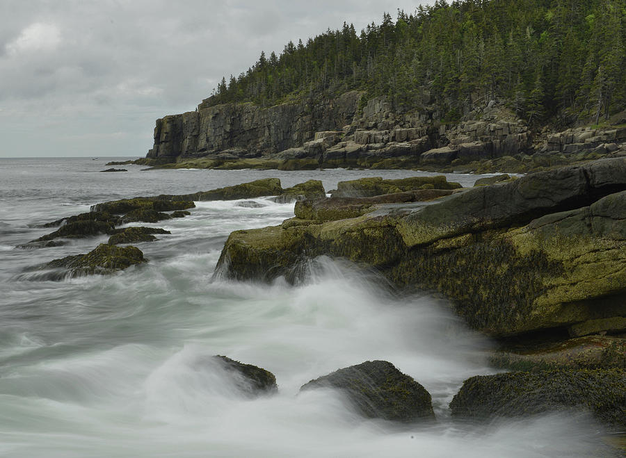 Acadia Coastline 2 Photograph by Stephen Vecchiotti