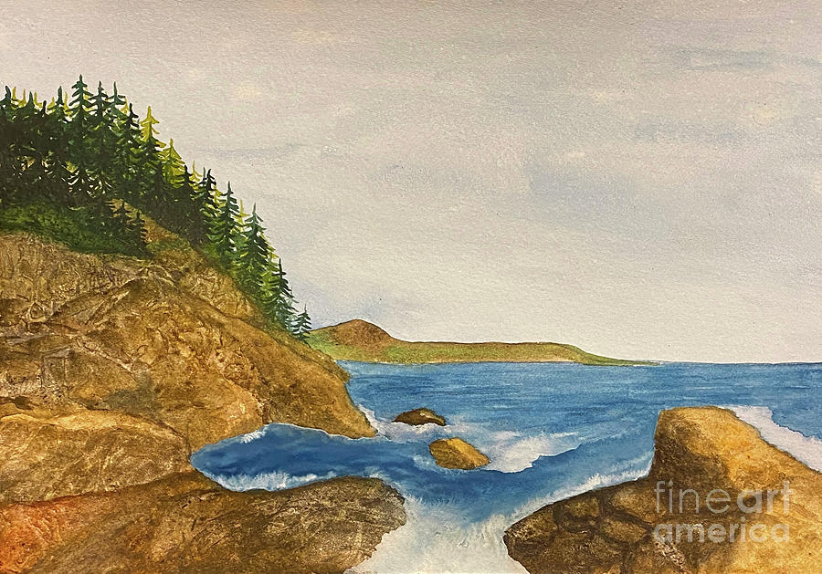 Acadia Painting by Lisa Neuman