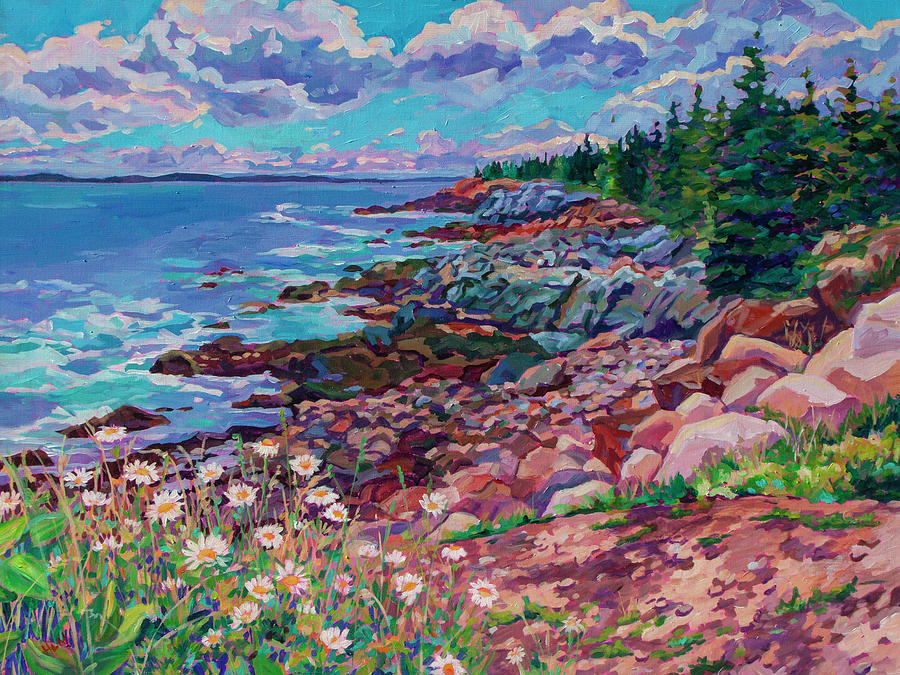 Acadia Maine 1 Painting by Heather Nagy