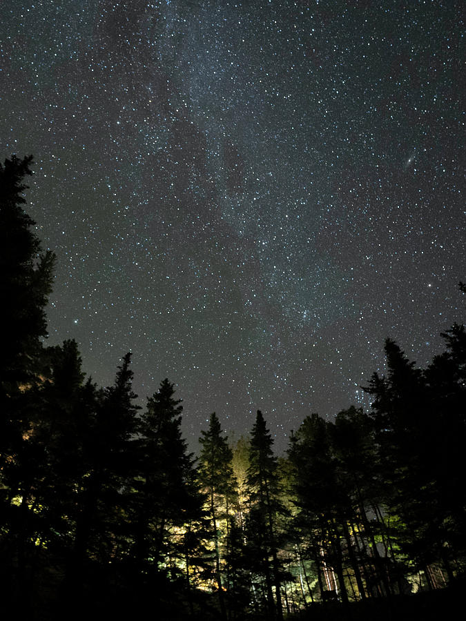 Acadia Milky Way Glow Photograph by GeeLeesa