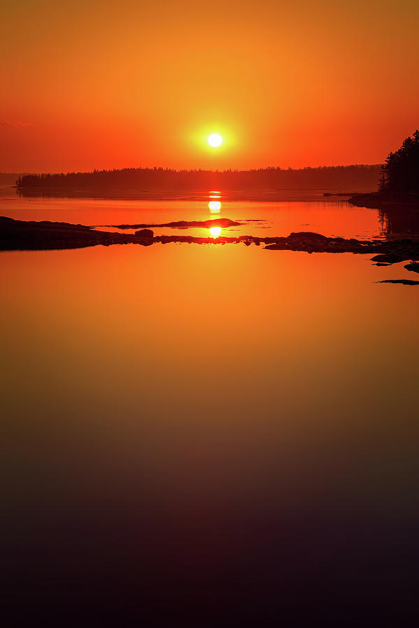 Acadia Sunrise 34A3593 Photograph by Greg Hartford