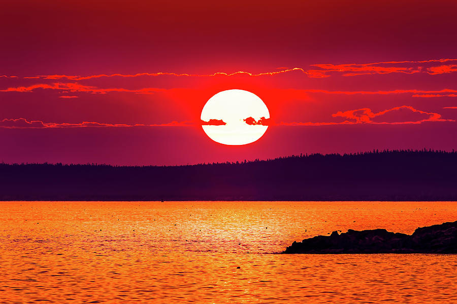 Acadia Sunrise 34A6049 Photograph by Greg Hartford