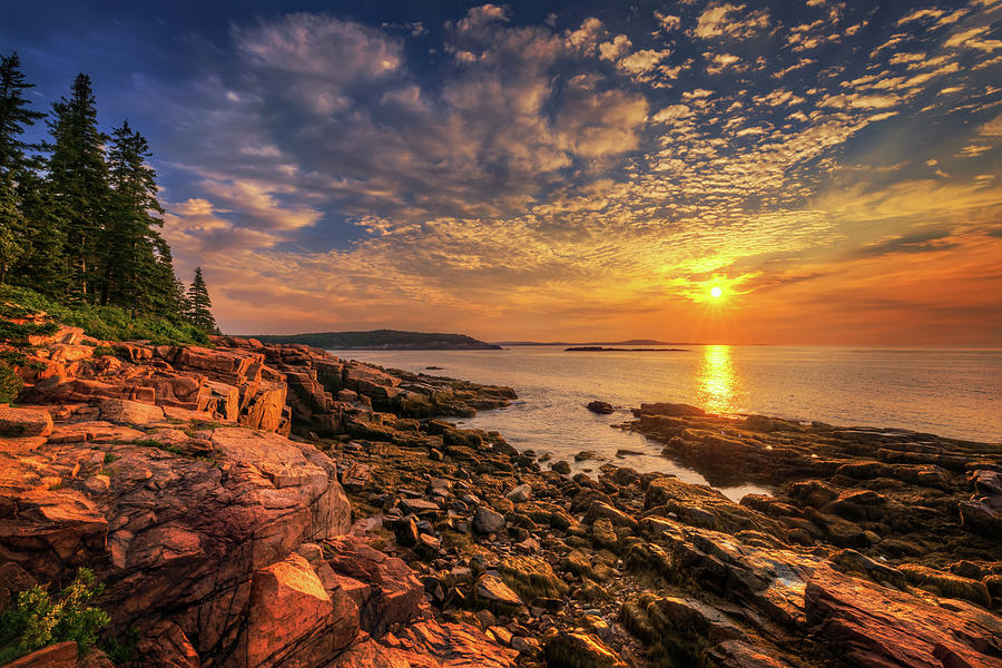 Acadia Sunrise 34A6875 Photograph by Greg Hartford